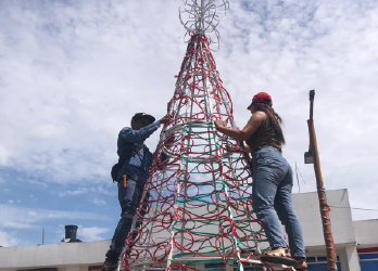 Asi se vivio el alumbrado navideño enTrinidad, Casanare.